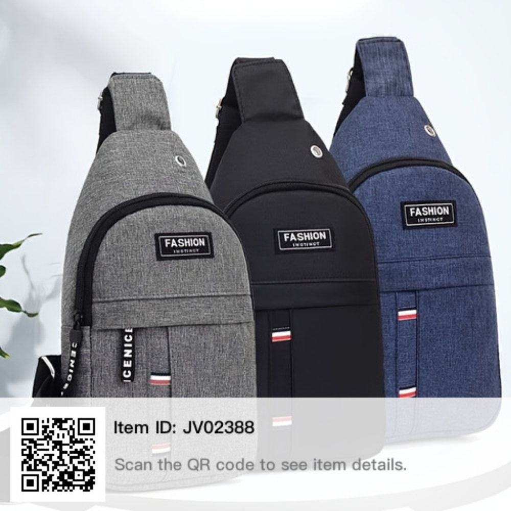 Men Women Sling Bag Chest Fanny Packs Cross Body Travel Shoulder Backpack Sports